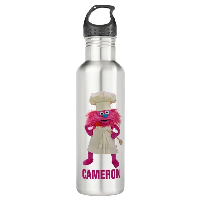 Cookie's Monster Food Truck | Gonger Posing 710 Ml Water Bottle (Front)