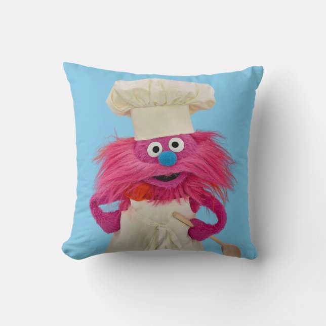 Cookie's Monster Food Truck | Gonger Posing Cushion (Front)
