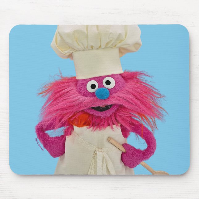Cookie's Monster Food Truck | Gonger Posing Mouse Mat (Front)