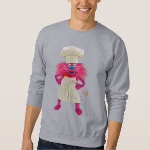 Cookie's Monster Food Truck Gonger Posing Sweatshirt