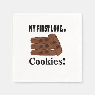 Cookies My First Love Cookies Biscuit Party Napkin