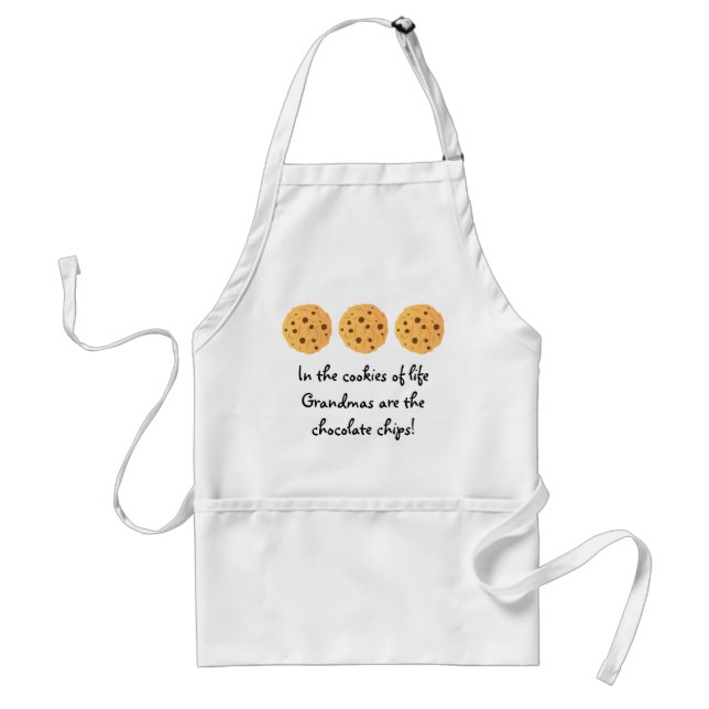 Cookies of life Grandmas are chocolate chips Standard Apron (Front)