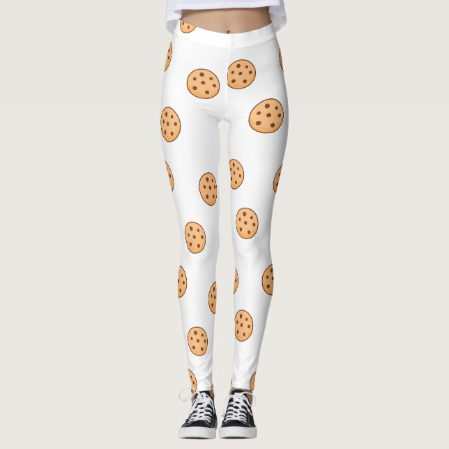 cookies on white leggings (Front)