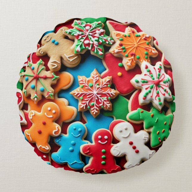 Cookies  round cushion (Front)