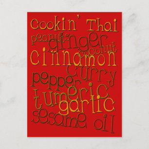 Cookin' Thai Postcard
