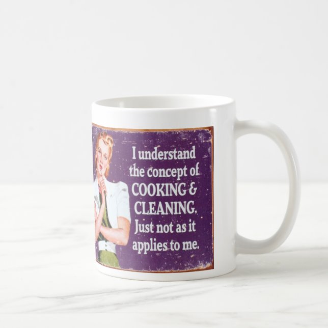 Cooking and Cleaning Coffee Mug (Right)