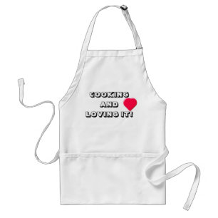 Cooking And Loving It Standard Apron