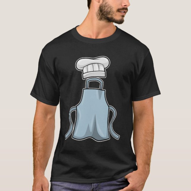 Cooking apron and Cooking hat T-Shirt (Front)