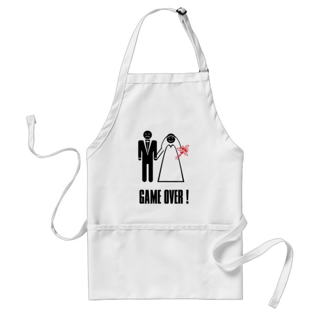 COOKING APRON GAME OVER After Wedding (Front)