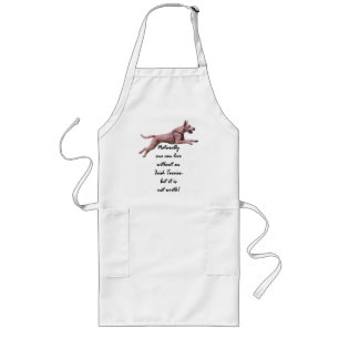 Cooking apron "Irish Terrier "Naturally you can ..