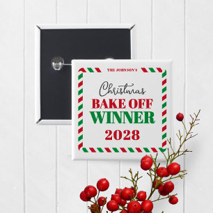 Cooking, Baking or Sweater Holiday Winner Prize 15 Cm Square Badge