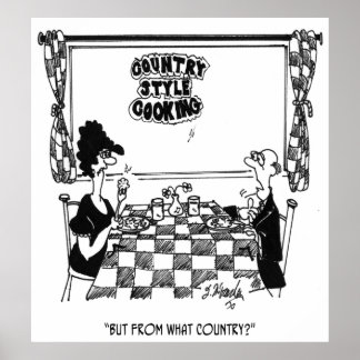 Cooking Cartoon 4527: Poster