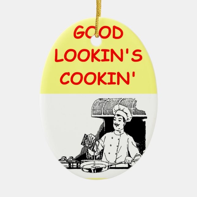 COOKING CERAMIC TREE DECORATION (Front)