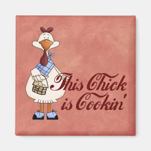 Cooking Chick Magnet