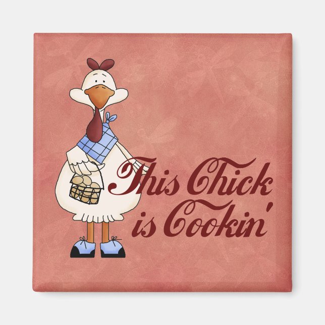 Cooking Chick Magnet (Front)