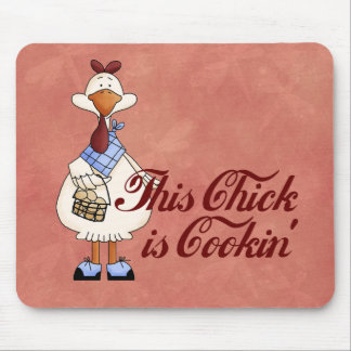 Cooking Chick Mouse Mat