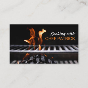 Cooking Classes Chef Catering Restaurant Business Card