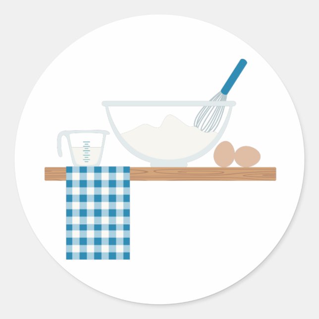 Cooking Classic Round Sticker (Front)