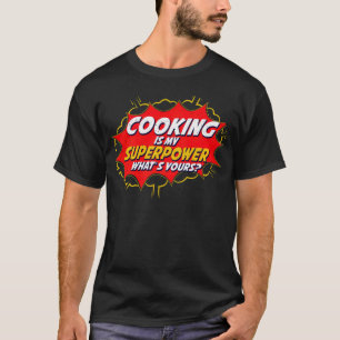 Cooking Cook Chef Food Grill Kitchen Pan Gift truc T-Shirt
