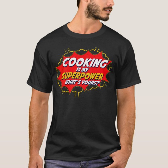 Cooking Cook Chef Food Grill Kitchen Pan Gift truc T-Shirt (Front)
