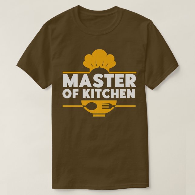 Cooking Cook Kitchen Chef Master Of Kitchen T-Shirt (Design Front)