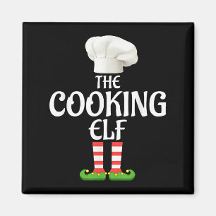 Cooking Elf Matching Family Group Christmas Party  Magnet