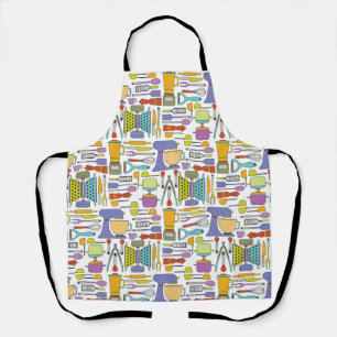Cooking Equipment, Gadgets & Utensils Pattern Apron