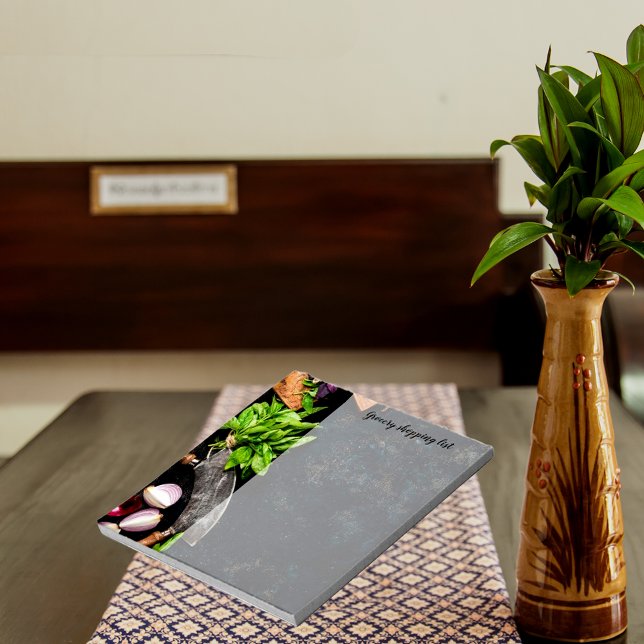 Cooking food family grocery shopping list notepad (Creator Uploaded)