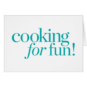 Cooking For Fun