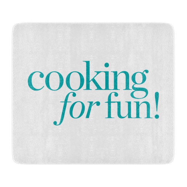 Cooking For Fun Cutting Board (Front)
