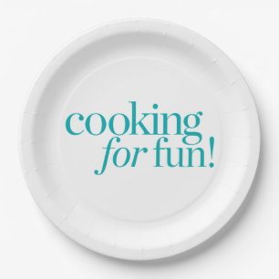 Cooking For Fun Paper Plate