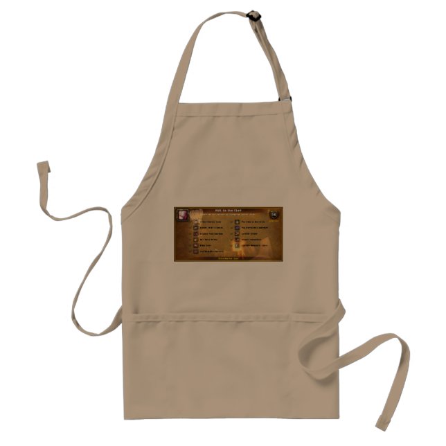 Cooking for the gamers standard apron (Front)