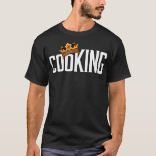 cooKING, Funny Design for Chefs, Cooks and space t T-Shirt