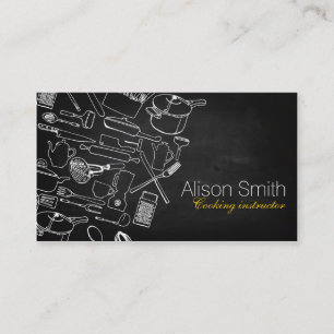Cooking Instructor / Chef Business Card