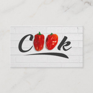 Cooking Instructor / Chef Business Card