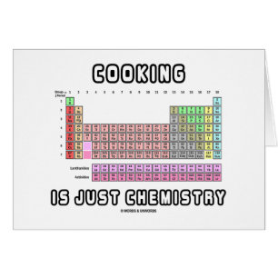 Cooking Is Just Chemistry (Periodic Table)