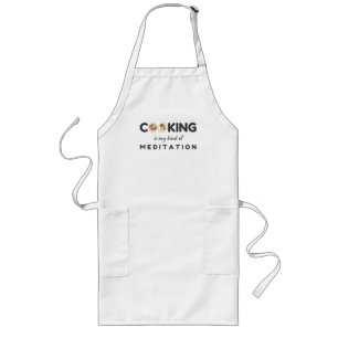 Cooking Is My Kind of Meditation – Funny Kitchen Long Apron