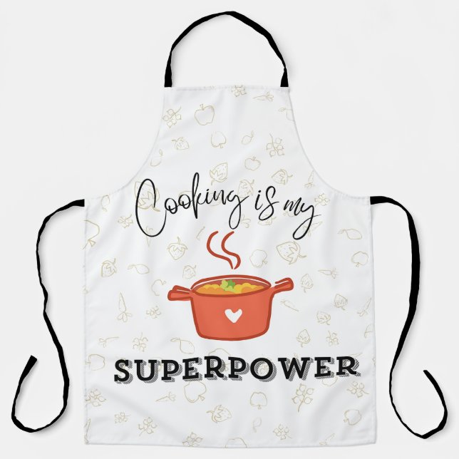Cooking is my Superpower Apron (Front)