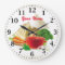 Cooking Kitchen Personalizable Wall Clock