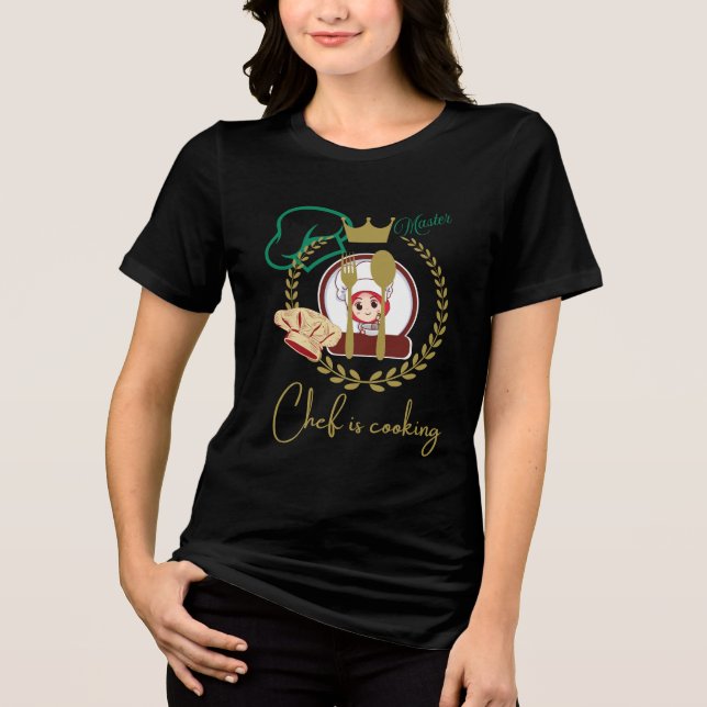 Cooking Like a Chef-Fun in School time tshirt (Front)