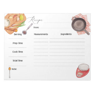 Cooking Notepads