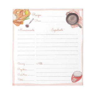 Cooking Notepads
