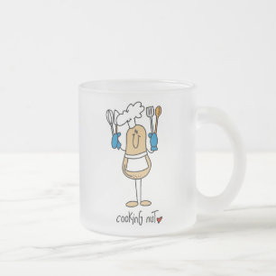 Cooking Nut T-shirts and Gifts Frosted Glass Coffee Mug