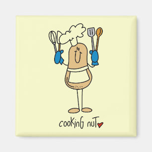 Cooking Nut Tshirts and Gifts Magnet