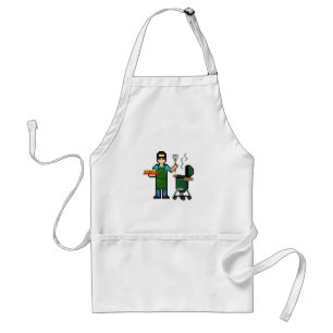 Cooking on the BGE grill Standard Apron