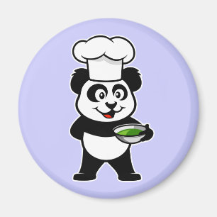 Cooking Panda Magnet