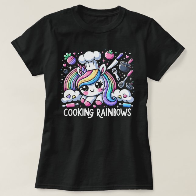Cooking Rainbows  T-Shirt (Design Front)