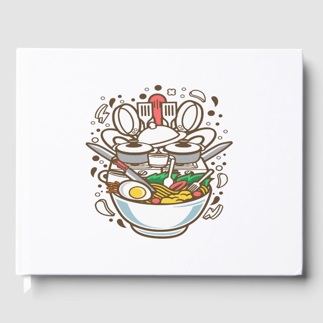 Cooking Ramen Guest Book (Front)