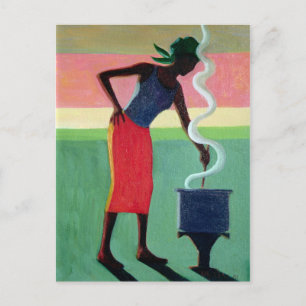 Cooking Rice 2001 Postcard