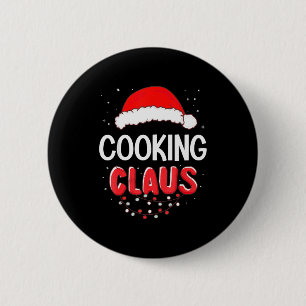 Cooking Santa Claus Christmas Matching Costume  6 Cm Round Badge